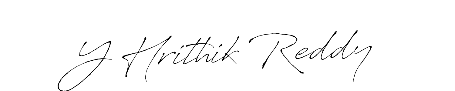 Make a beautiful signature design for name Y Hrithik Reddy. Use this online signature maker to create a handwritten signature for free. Y Hrithik Reddy signature style 6 images and pictures png
