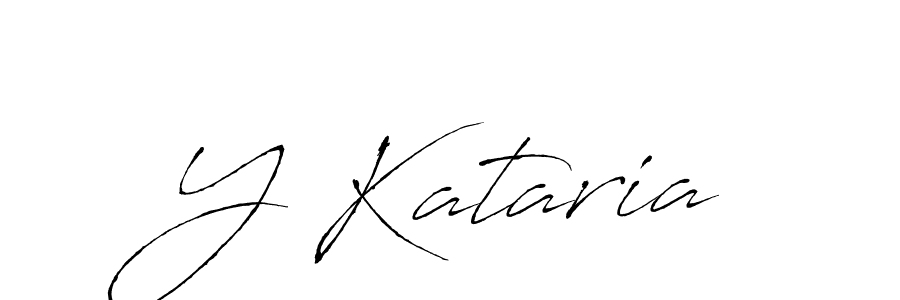 The best way (Antro_Vectra) to make a short signature is to pick only two or three words in your name. The name Y Kataria include a total of six letters. For converting this name. Y Kataria signature style 6 images and pictures png