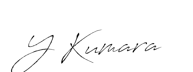 How to make Y Kumara name signature. Use Antro_Vectra style for creating short signs online. This is the latest handwritten sign. Y Kumara signature style 6 images and pictures png