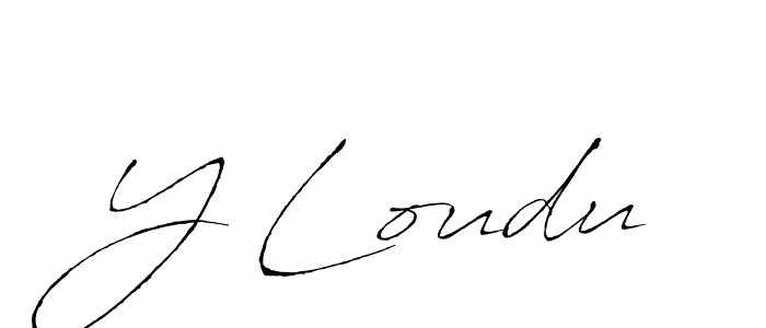Antro_Vectra is a professional signature style that is perfect for those who want to add a touch of class to their signature. It is also a great choice for those who want to make their signature more unique. Get Y Loudu name to fancy signature for free. Y Loudu signature style 6 images and pictures png