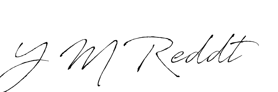 if you are searching for the best signature style for your name Y M Reddt. so please give up your signature search. here we have designed multiple signature styles  using Antro_Vectra. Y M Reddt signature style 6 images and pictures png