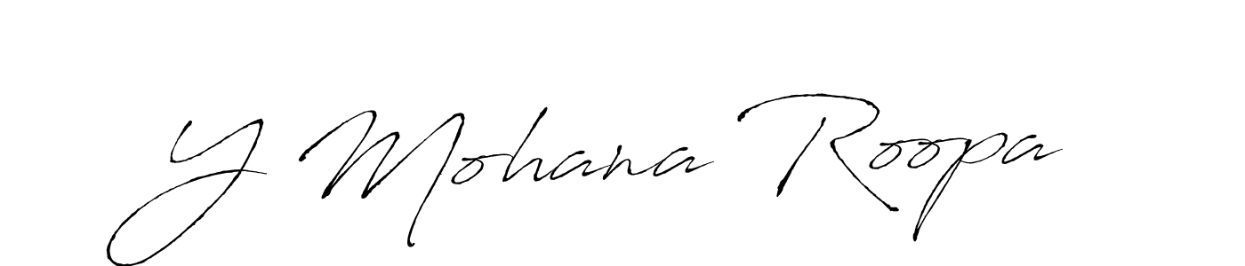 How to Draw Y Mohana Roopa signature style? Antro_Vectra is a latest design signature styles for name Y Mohana Roopa. Y Mohana Roopa signature style 6 images and pictures png