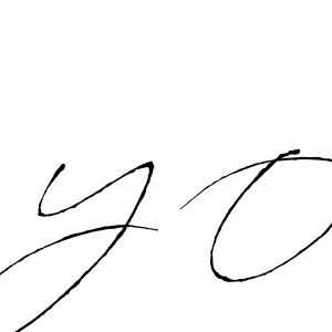 How to make Y O name signature. Use Antro_Vectra style for creating short signs online. This is the latest handwritten sign. Y O signature style 6 images and pictures png