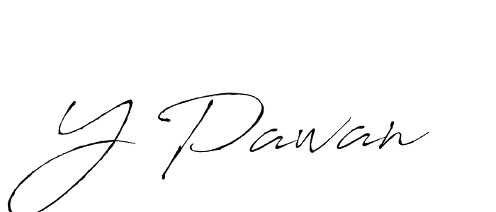 How to make Y Pawan signature? Antro_Vectra is a professional autograph style. Create handwritten signature for Y Pawan name. Y Pawan signature style 6 images and pictures png