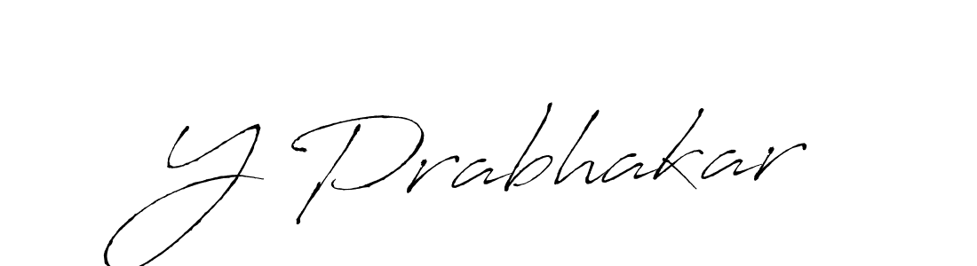 Use a signature maker to create a handwritten signature online. With this signature software, you can design (Antro_Vectra) your own signature for name Y Prabhakar. Y Prabhakar signature style 6 images and pictures png