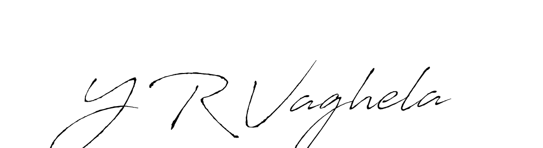 You should practise on your own different ways (Antro_Vectra) to write your name (Y R Vaghela) in signature. don't let someone else do it for you. Y R Vaghela signature style 6 images and pictures png