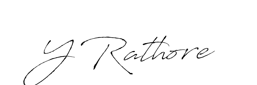 Antro_Vectra is a professional signature style that is perfect for those who want to add a touch of class to their signature. It is also a great choice for those who want to make their signature more unique. Get Y Rathore name to fancy signature for free. Y Rathore signature style 6 images and pictures png