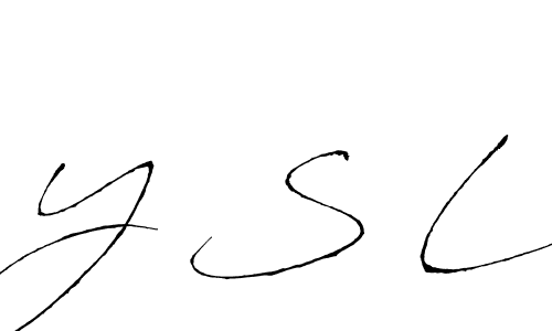 How to make Y S L signature? Antro_Vectra is a professional autograph style. Create handwritten signature for Y S L name. Y S L signature style 6 images and pictures png