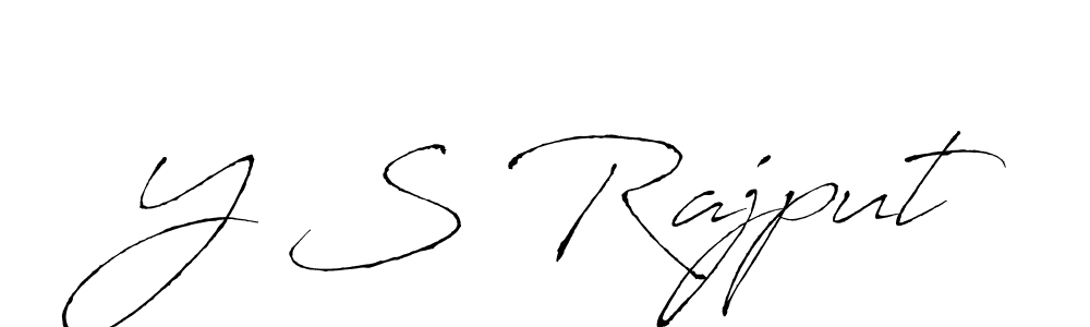 The best way (Antro_Vectra) to make a short signature is to pick only two or three words in your name. The name Y S Rajput include a total of six letters. For converting this name. Y S Rajput signature style 6 images and pictures png