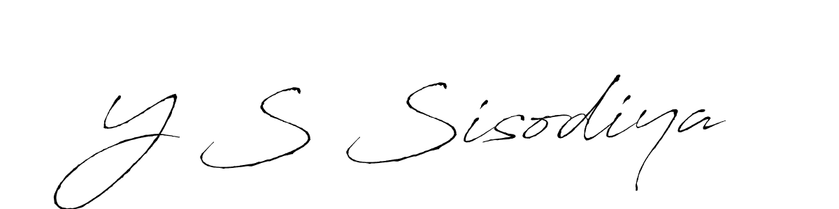 Also we have Y S Sisodiya name is the best signature style. Create professional handwritten signature collection using Antro_Vectra autograph style. Y S Sisodiya signature style 6 images and pictures png