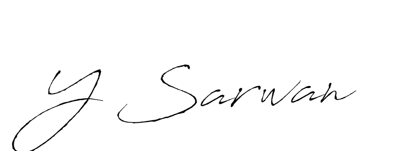 This is the best signature style for the Y Sarwan name. Also you like these signature font (Antro_Vectra). Mix name signature. Y Sarwan signature style 6 images and pictures png
