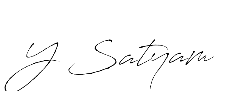 You can use this online signature creator to create a handwritten signature for the name Y Satyam. This is the best online autograph maker. Y Satyam signature style 6 images and pictures png