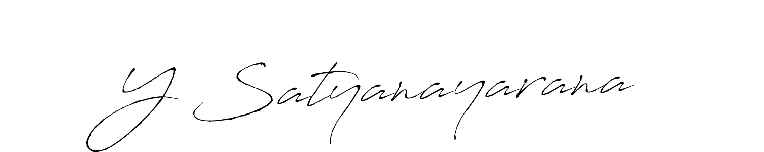 It looks lik you need a new signature style for name Y Satyanayarana. Design unique handwritten (Antro_Vectra) signature with our free signature maker in just a few clicks. Y Satyanayarana signature style 6 images and pictures png