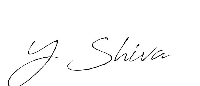 You should practise on your own different ways (Antro_Vectra) to write your name (Y Shiva) in signature. don't let someone else do it for you. Y Shiva signature style 6 images and pictures png