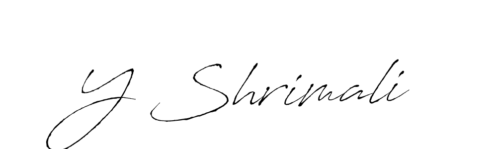 Also we have Y Shrimali name is the best signature style. Create professional handwritten signature collection using Antro_Vectra autograph style. Y Shrimali signature style 6 images and pictures png