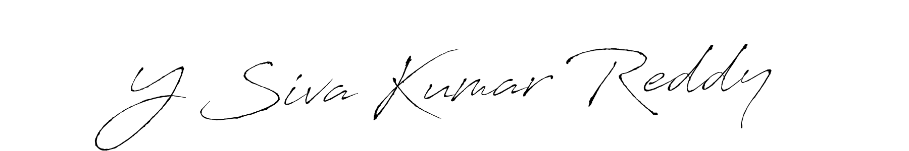 The best way (Antro_Vectra) to make a short signature is to pick only two or three words in your name. The name Y Siva Kumar Reddy include a total of six letters. For converting this name. Y Siva Kumar Reddy signature style 6 images and pictures png