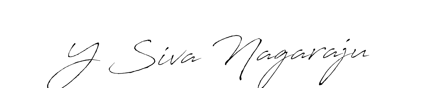 Antro_Vectra is a professional signature style that is perfect for those who want to add a touch of class to their signature. It is also a great choice for those who want to make their signature more unique. Get Y Siva Nagaraju name to fancy signature for free. Y Siva Nagaraju signature style 6 images and pictures png