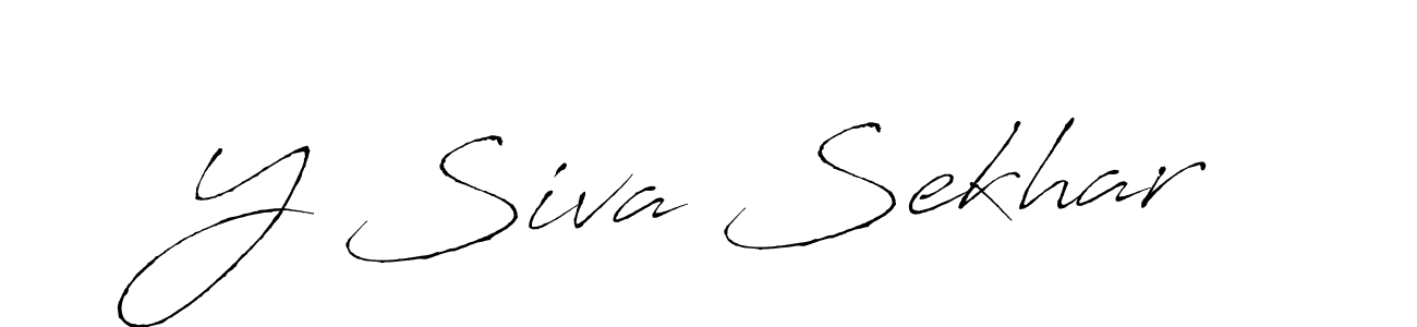 How to make Y Siva Sekhar signature? Antro_Vectra is a professional autograph style. Create handwritten signature for Y Siva Sekhar name. Y Siva Sekhar signature style 6 images and pictures png