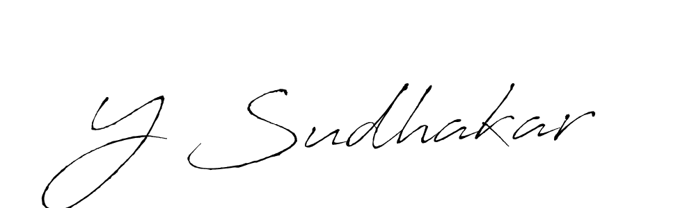 if you are searching for the best signature style for your name Y Sudhakar. so please give up your signature search. here we have designed multiple signature styles  using Antro_Vectra. Y Sudhakar signature style 6 images and pictures png