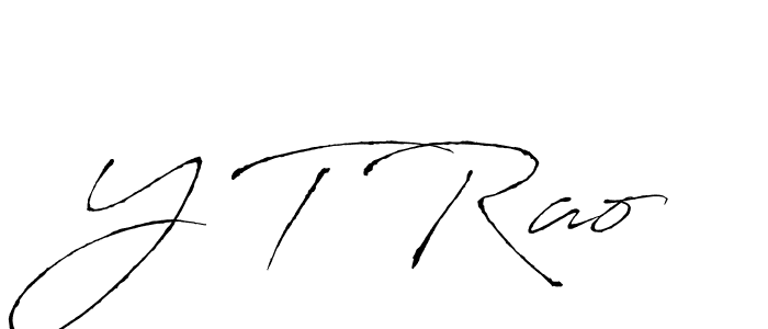 Here are the top 10 professional signature styles for the name Y T Rao. These are the best autograph styles you can use for your name. Y T Rao signature style 6 images and pictures png