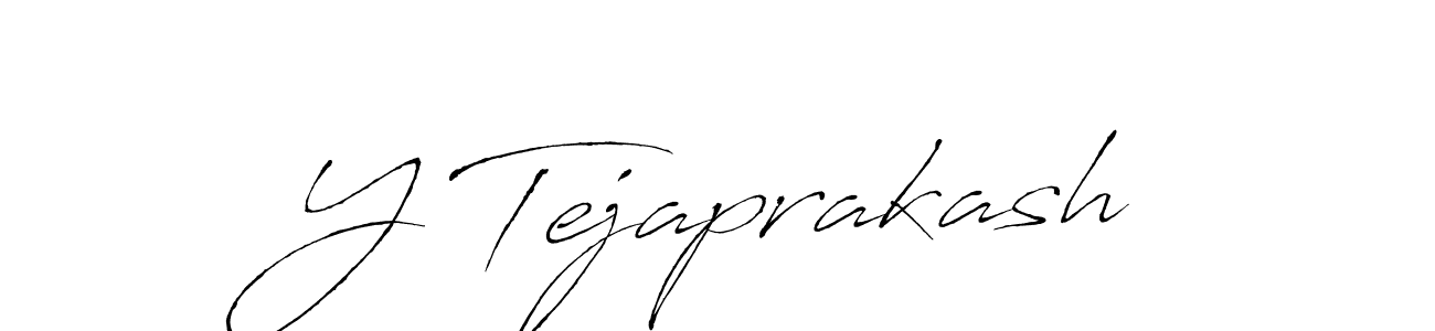 Also we have Y Tejaprakash name is the best signature style. Create professional handwritten signature collection using Antro_Vectra autograph style. Y Tejaprakash signature style 6 images and pictures png