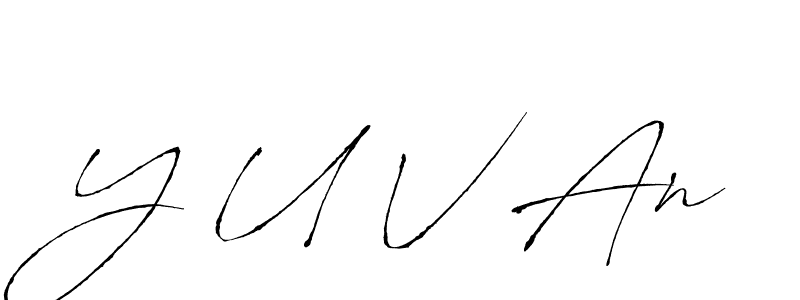 How to Draw Y U V An signature style? Antro_Vectra is a latest design signature styles for name Y U V An. Y U V An signature style 6 images and pictures png