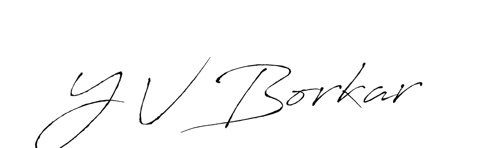 Best and Professional Signature Style for Y V Borkar. Antro_Vectra Best Signature Style Collection. Y V Borkar signature style 6 images and pictures png