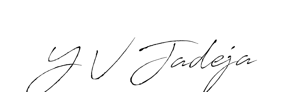 Once you've used our free online signature maker to create your best signature Antro_Vectra style, it's time to enjoy all of the benefits that Y V Jadeja name signing documents. Y V Jadeja signature style 6 images and pictures png