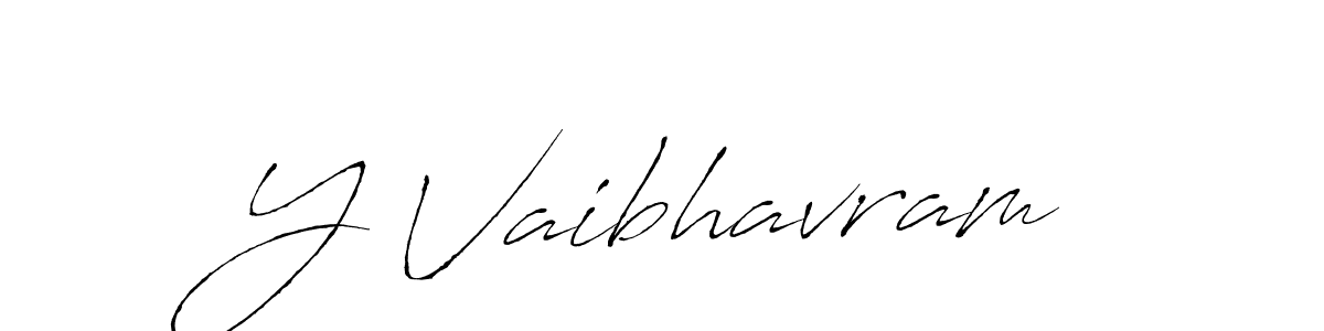 Similarly Antro_Vectra is the best handwritten signature design. Signature creator online .You can use it as an online autograph creator for name Y Vaibhavram. Y Vaibhavram signature style 6 images and pictures png