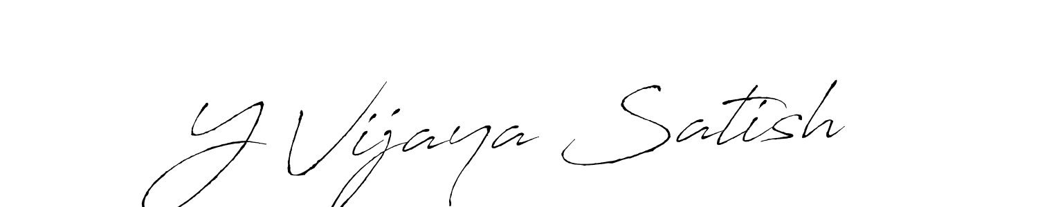 You can use this online signature creator to create a handwritten signature for the name Y Vijaya Satish. This is the best online autograph maker. Y Vijaya Satish signature style 6 images and pictures png