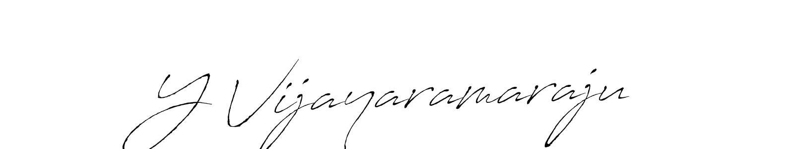 Y Vijayaramaraju stylish signature style. Best Handwritten Sign (Antro_Vectra) for my name. Handwritten Signature Collection Ideas for my name Y Vijayaramaraju. Y Vijayaramaraju signature style 6 images and pictures png
