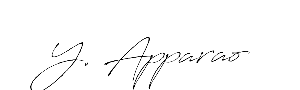 This is the best signature style for the Y. Apparao name. Also you like these signature font (Antro_Vectra). Mix name signature. Y. Apparao signature style 6 images and pictures png