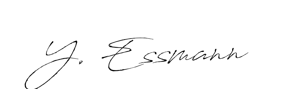 Best and Professional Signature Style for Y. Essmann. Antro_Vectra Best Signature Style Collection. Y. Essmann signature style 6 images and pictures png