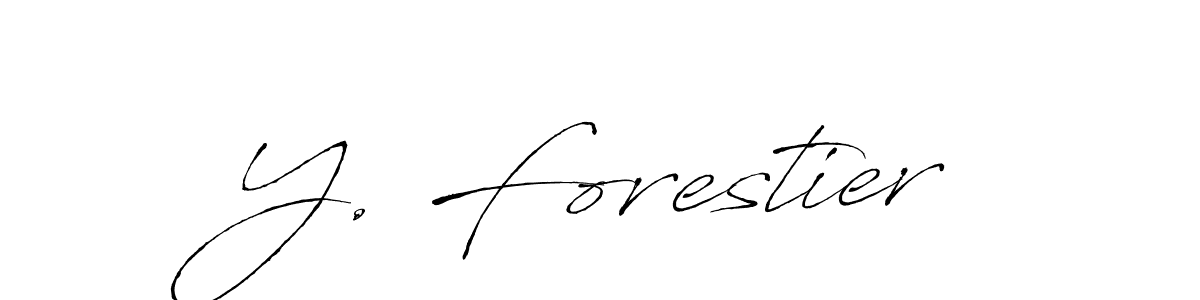 Make a short Y. Forestier signature style. Manage your documents anywhere anytime using Antro_Vectra. Create and add eSignatures, submit forms, share and send files easily. Y. Forestier signature style 6 images and pictures png