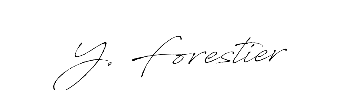 Make a short Y. Forestier signature style. Manage your documents anywhere anytime using Antro_Vectra. Create and add eSignatures, submit forms, share and send files easily. Y. Forestier signature style 6 images and pictures png