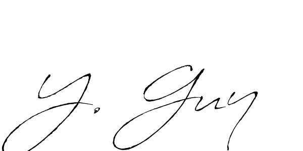 Make a short Y. Guy signature style. Manage your documents anywhere anytime using Antro_Vectra. Create and add eSignatures, submit forms, share and send files easily. Y. Guy signature style 6 images and pictures png