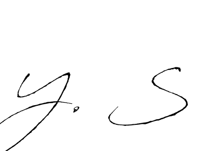 Make a beautiful signature design for name Y. S. Use this online signature maker to create a handwritten signature for free. Y. S signature style 6 images and pictures png