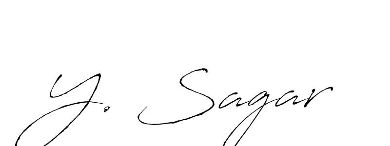 Make a beautiful signature design for name Y. Sagar. Use this online signature maker to create a handwritten signature for free. Y. Sagar signature style 6 images and pictures png