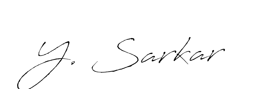 Make a beautiful signature design for name Y. Sarkar. Use this online signature maker to create a handwritten signature for free. Y. Sarkar signature style 6 images and pictures png