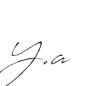 Antro_Vectra is a professional signature style that is perfect for those who want to add a touch of class to their signature. It is also a great choice for those who want to make their signature more unique. Get Y.a name to fancy signature for free. Y.a signature style 6 images and pictures png