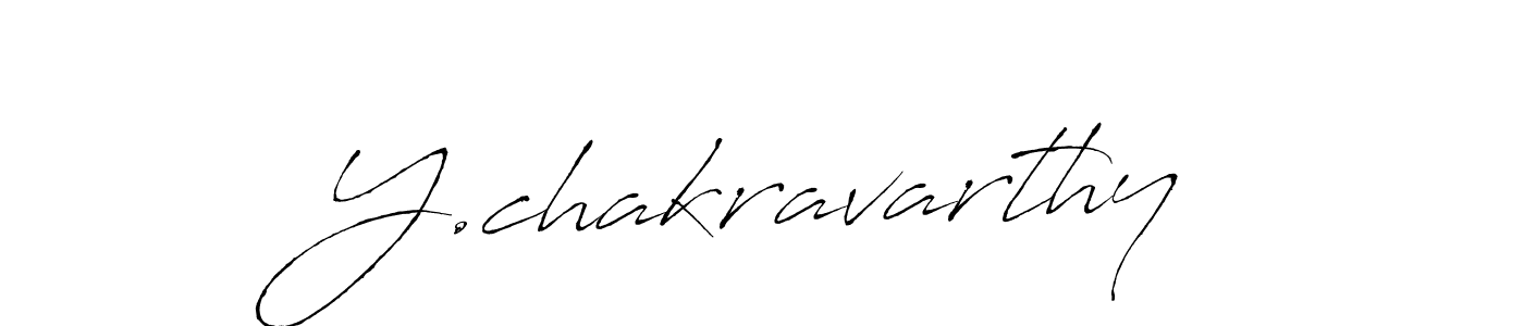 Y.chakravarthy stylish signature style. Best Handwritten Sign (Antro_Vectra) for my name. Handwritten Signature Collection Ideas for my name Y.chakravarthy. Y.chakravarthy signature style 6 images and pictures png