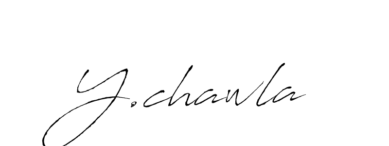 You should practise on your own different ways (Antro_Vectra) to write your name (Y.chawla) in signature. don't let someone else do it for you. Y.chawla signature style 6 images and pictures png