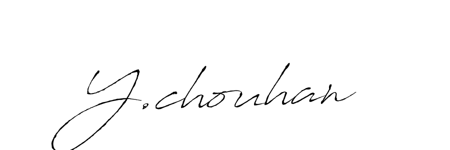 Also we have Y.chouhan name is the best signature style. Create professional handwritten signature collection using Antro_Vectra autograph style. Y.chouhan signature style 6 images and pictures png