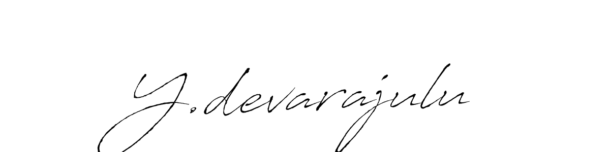 Antro_Vectra is a professional signature style that is perfect for those who want to add a touch of class to their signature. It is also a great choice for those who want to make their signature more unique. Get Y.devarajulu name to fancy signature for free. Y.devarajulu signature style 6 images and pictures png
