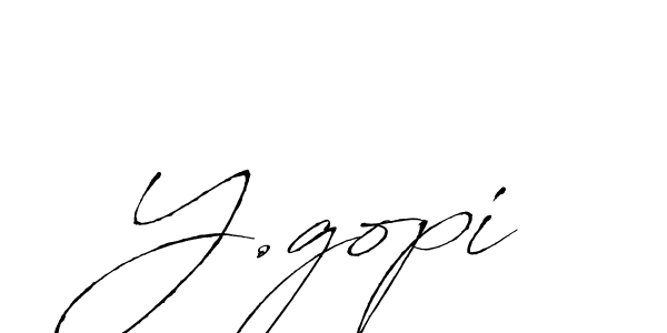 Similarly Antro_Vectra is the best handwritten signature design. Signature creator online .You can use it as an online autograph creator for name Y.gopi. Y.gopi signature style 6 images and pictures png