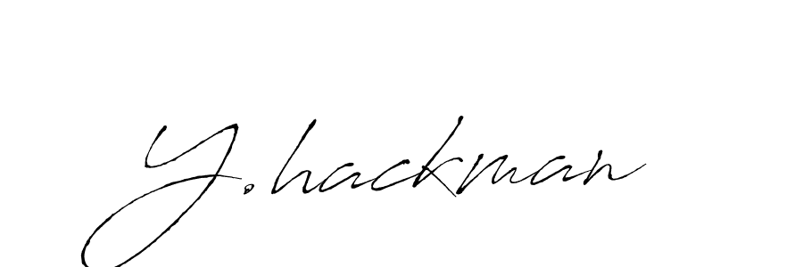 Y.hackman stylish signature style. Best Handwritten Sign (Antro_Vectra) for my name. Handwritten Signature Collection Ideas for my name Y.hackman. Y.hackman signature style 6 images and pictures png