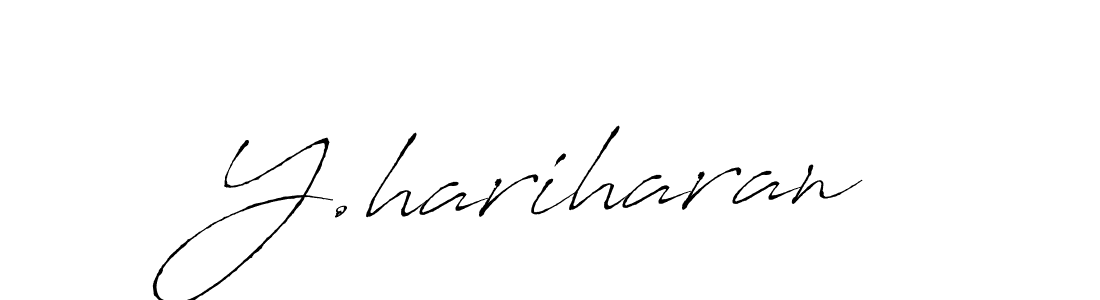 Also we have Y.hariharan name is the best signature style. Create professional handwritten signature collection using Antro_Vectra autograph style. Y.hariharan signature style 6 images and pictures png