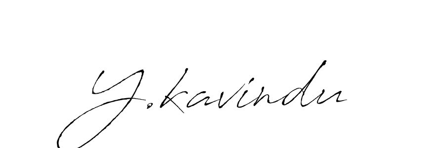 Y.kavindu stylish signature style. Best Handwritten Sign (Antro_Vectra) for my name. Handwritten Signature Collection Ideas for my name Y.kavindu. Y.kavindu signature style 6 images and pictures png