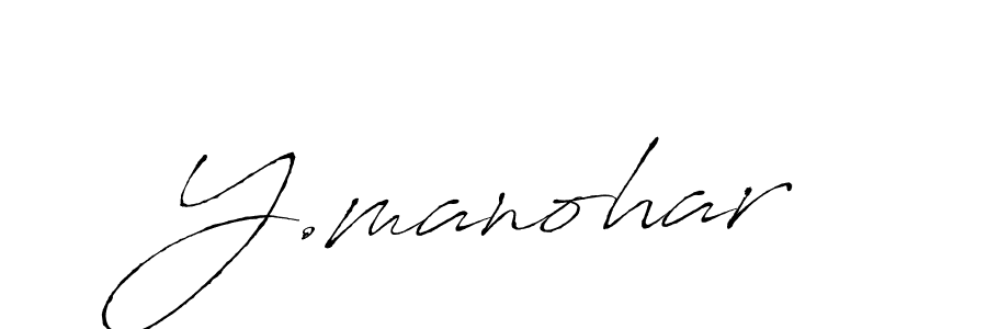 Best and Professional Signature Style for Y.manohar. Antro_Vectra Best Signature Style Collection. Y.manohar signature style 6 images and pictures png