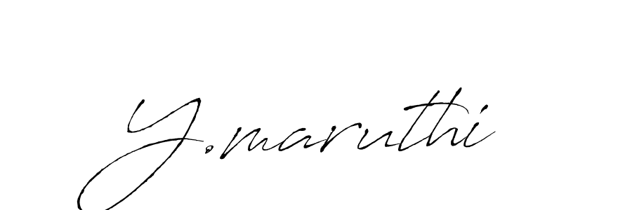 How to make Y.maruthi signature? Antro_Vectra is a professional autograph style. Create handwritten signature for Y.maruthi name. Y.maruthi signature style 6 images and pictures png